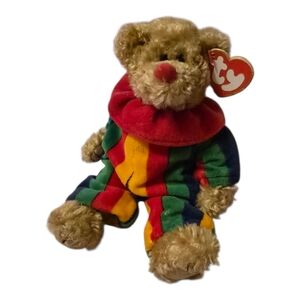 Ty Piccadilly Clown Bear Plush
